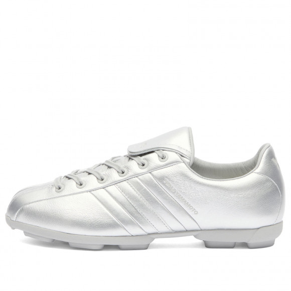 Women's Y-3 Field Sneakers in Silver | Size: UK 4 | Leather/Suede/Rubber | END Clothing - shopify_US_11100315255122