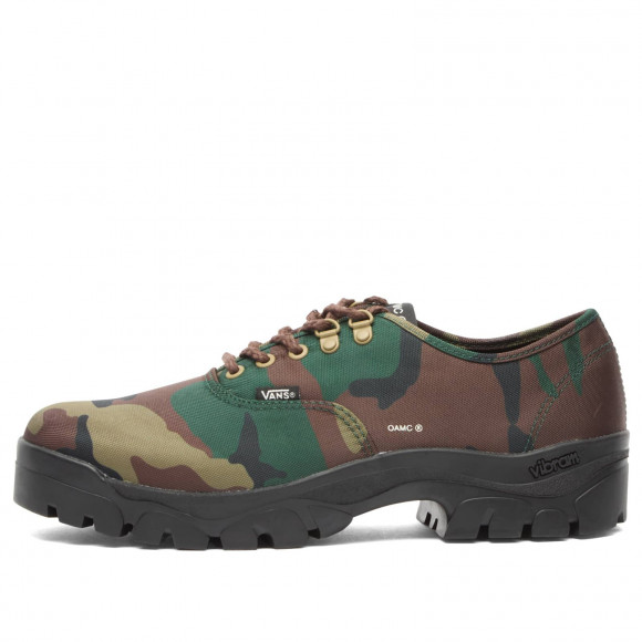Men's Vans Otw X Oamc Authentic Oxford Shoe in Woodl/Camo | Size: UK 8.5 | 100% Rubber | END Clothing - shopify_US_11100315353426