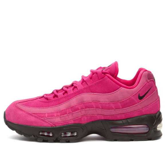 Nike Air Max 95 Sneakers in Fireberry/Brown | Size: UK 6 | Canvas/Suede/Mesh | END Clothing - shopify_US_11100315779410