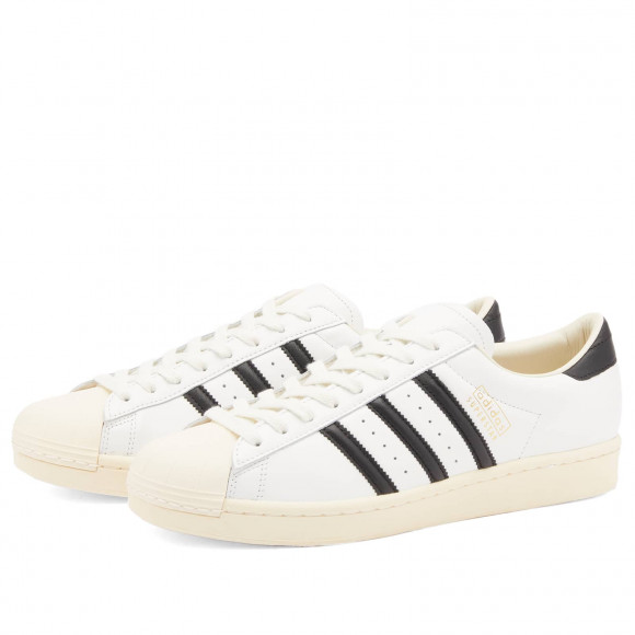 Adidas Superstar Vintage Shoes in White/Black/Cream White | Size: UK 10 | Leather/Rubber | END Clothing - shopify_US_11100315943250