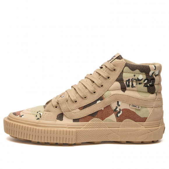 Men's Vans Otw X Oamc X Wtaps Sk8-Hi Gl Lug Sneakers in Desert Camo | Size: UK 11.5 | Canvas/Suede/Eva | END Clothing - shopify_US_11100320694610