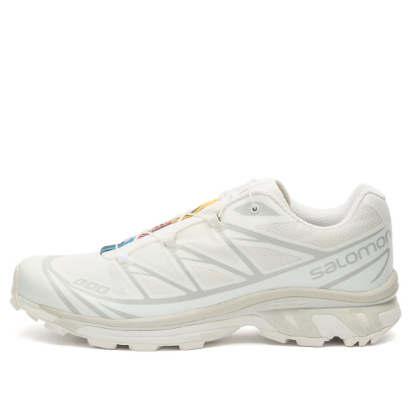Salomon Xt-6 Shoes in White/Lunar Rock | Size: UK 8 | 100% Synthetic | END Clothing - shopify_US_11100321317202
