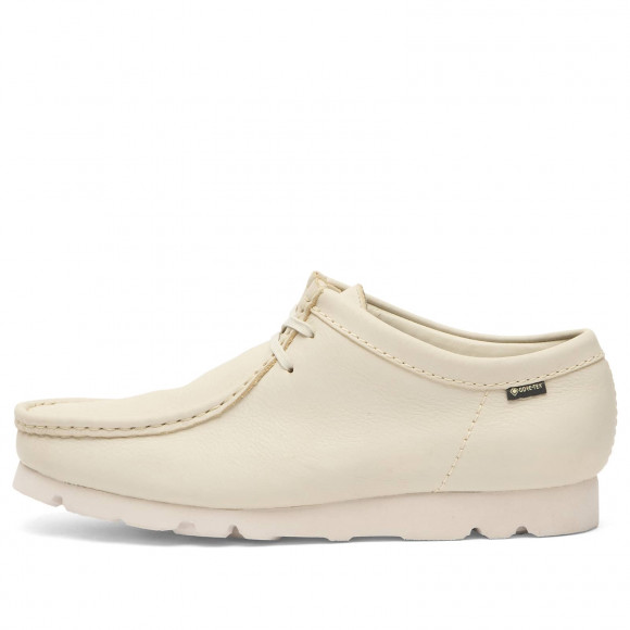 Men's Clarks Originals Wallabee Gtx Shoes in White Leather | Size: UK 7.5 | 100% Leather | END Clothing - shopify_US_11100322136402