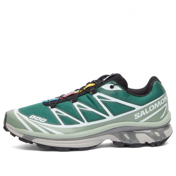 Salomon Xt-6 Sneakers in Bistro Green/Green Milieu/Black | Size: UK 9 | 100% Synthetic | END Clothing - shopify_US_11100355428690