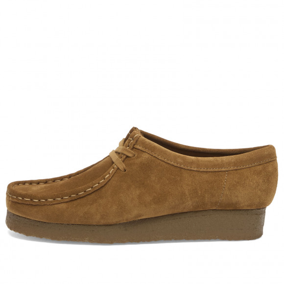 Women's Clarks Originals Wallabee Shoes in Cola Suede | Size: UK 8 | Leather/Suede/Rubber | END Clothing - shopify_US_11100356641106