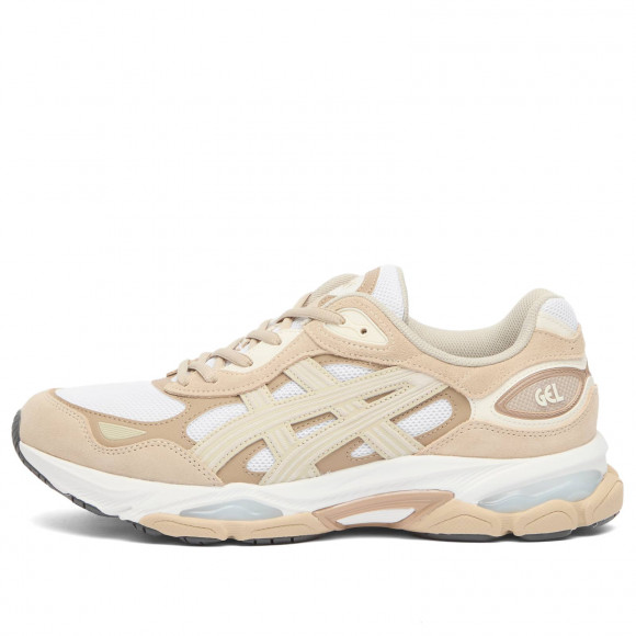 Asics Gel-Nyc 2 Sneakers in White/Feather Grey | Size: UK 5.5 | Suede/Mesh/Rubber | END Clothing - shopify_US_11100363817298