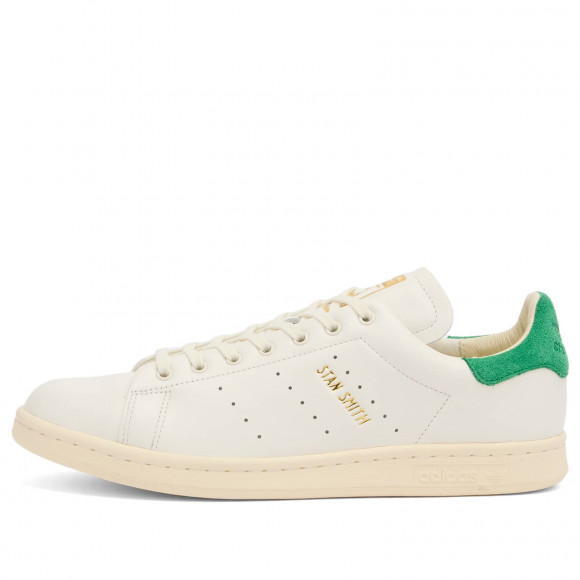Adidas Stan Smith Lux Shoes in Cloud White/Cream White/Green | Size: UK 5.5 | Leather/Rubber/Eva | END Clothing - shopify_US_11100364243282