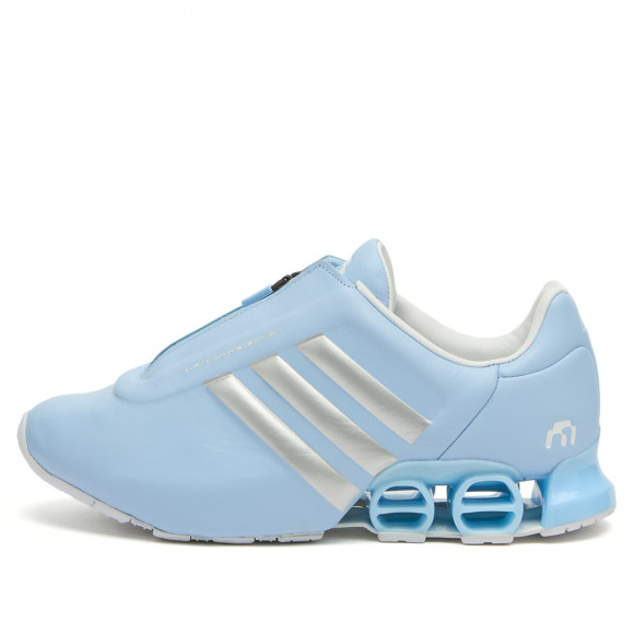 Women's Adidas X Miaou Megaride 52 Sneakers in Glow Blue/Silver/White | Size: UK 3.5 | Leather/Rubber | END Clothing - shopify_US_11100364407122