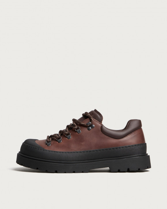 Men's Birkenstock Prescott Lace Low in Habana Oiled Leather | Size: UK 11.5 | Rubber/Nubuck/Leather | END Clothing - shopify_US_11100365848914