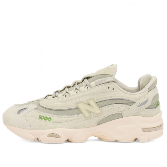 New Balance M1000Lag Sneakers in Mineral | Size: UK 6 | Leather/Mesh/Rubber | END Clothing - shopify_US_11100368109906