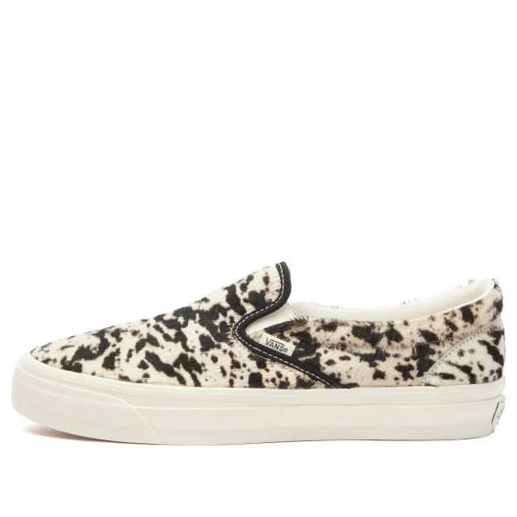 Men's Vans Lx Classic Slip-On 98 Sneakers in Pony Hair/Black/White | Size: UK 6 | 100% Rubber | END Clothing - shopify_US_11100369912146