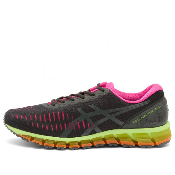 Asics Gel-Quantum 360 I Sneakers in Graphite Grey/Hazard Green | Size: UK 12 | Mesh/Rubber/Foam | END Clothing - shopify_US_11100372009298