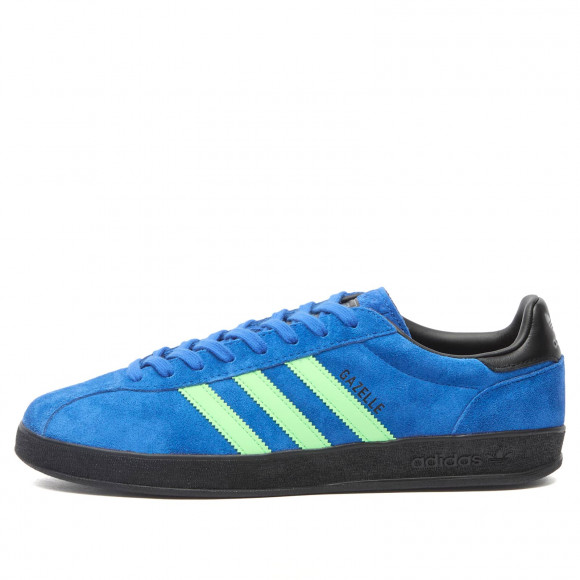 Men's Adidas Gazelle Indoor Pro Sneakers in Blue/Core Black | Size: UK 6.5 | Suede/Rubber | END Clothing - shopify_US_11100372042066