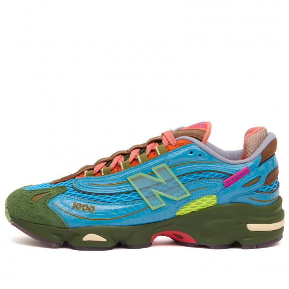 New Balance X Salehe Bembury 1000 Sneakers in Blue | Size: UK 7 | Suede/Mesh/Rubber | END Clothing - shopify_US_11100372271442