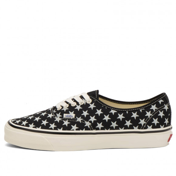 Vans Lx Authentic 44 Sneakers in Stars Black/Marshmallow | Size: UK 6 | Canvas/Rubber/Foam | END Clothing - shopify_US_11100405989714