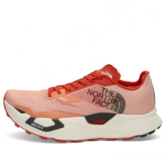Men's The North Face Summit Vectiv Pro 3 Shoes in Citrus Rust/Lava Red | Size: UK 9 | Mesh/Rubber/Foam | END Clothing - shopify_US_11100407791954