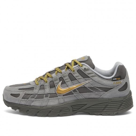 Men's Nike P-6000 Prm Cordura Sneakers in Med Ash/Golden Hops | Size: UK 10.5 | Suede/Rubber/Foam | END Clothing - shopify_US_11100416016722