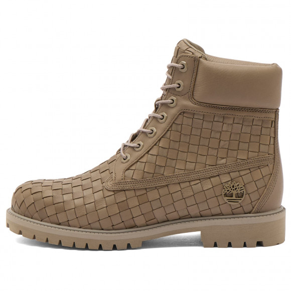 Men's Timberland 6 Inch Woven Lace Boot in Olive Full Grain | Size: UK 10 | Leather/Rubber | END Clothing - shopify_US_11100417655122