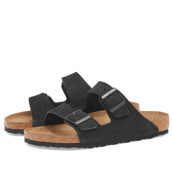 Women's Birkenstock Arizona in Black | Size: UK 7 | Suede/Foam/Eva | END Clothing - shopify_US_11108759273810