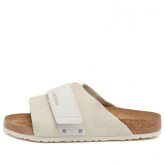 Birkenstock Kyoto in Antique White Suede | Size: UK 7.5 | Leather/Suede/Eva | END Clothing - shopify_US_11108759470418