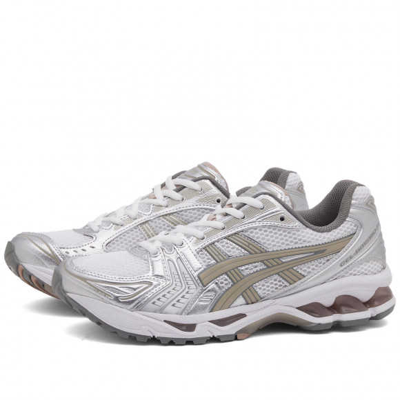 Women's Asics Gel-Kayano 14 Shoes in White/Moonrock | Size: UK 4.5 | Mesh/Rubber/Synthetic | END Clothing - shopify_US_11108760224082
