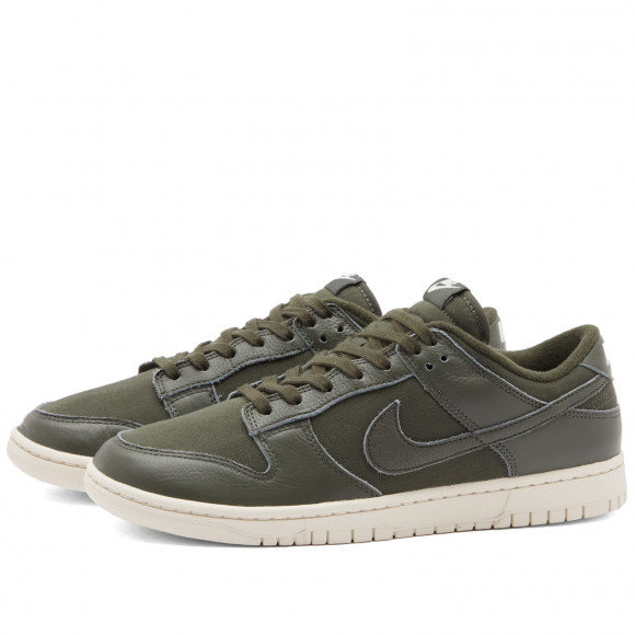 Men's Nike Dunk Low Retro Premium Shoes in Sequoia/Light Brown | Size: UK 11 | Cotton/Leather/Canvas | END Clothing - shopify_US_11108760748370
