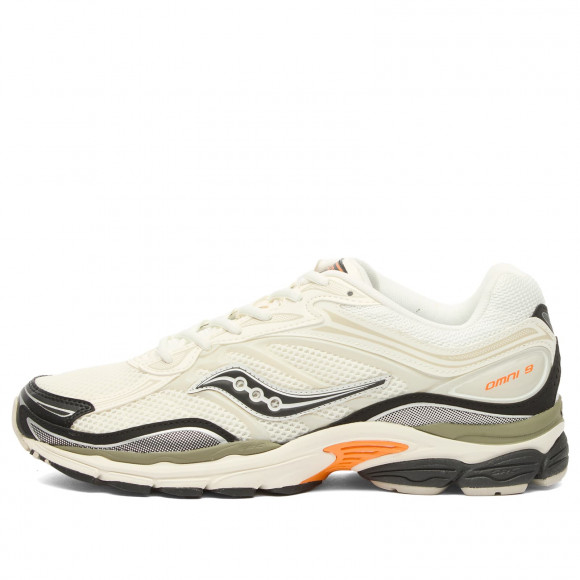 Men's Saucony Progrid Omni 9 Sneakers in White/Turmeric | Size: UK 10.5 | END Clothing - shopify_US_11108761960786