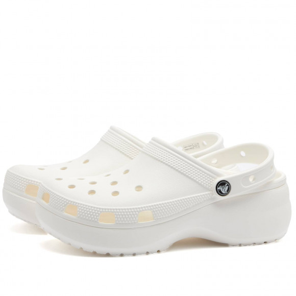 Women's Crocs Classic Platform Clog W in White | Size: UK 3 | Foam/Croslite | END Clothing - shopify_US_11108764254546