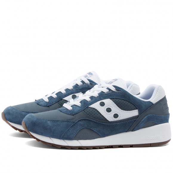 Men's Saucony Shadow 6000 Shoes in Navy/White | Size: UK 8.5 | Suede/Rubber/Eva | END Clothing - shopify_US_11108764516690