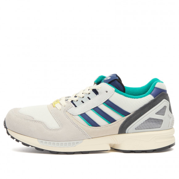 Men's Adidas Zx 8000 Sneakers in Zero Met./Dark Blue/Power Green | Size: UK 12 | Rubber/Eva/Leather | END Clothing - shopify_US_11108764746066