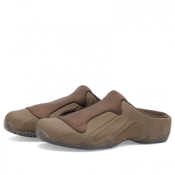 Men's Nike Clogposite Sneakers in Ironstone/Safety Orange | Size: UK 4 | Mesh/Rubber/Foam | END Clothing - shopify_US_11108767007058