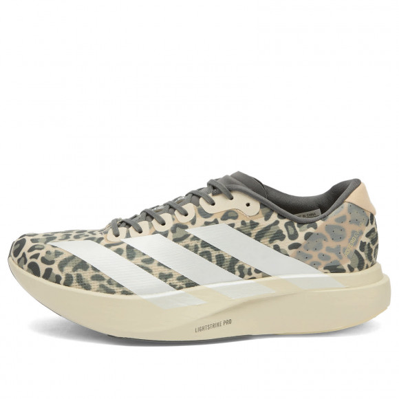 Women's Adidas Adizero Evo Sl W Shoes in Crystal Linen/Zero Metallic/Grey Four | Size: UK 4 | Mesh/Rubber/Foam | END Clothing - shopify_US_11108771103058