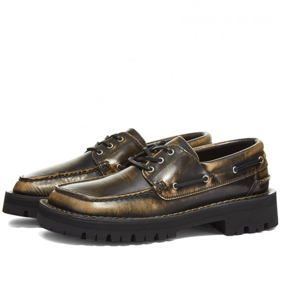 Women's Camperlab Eki Lace Up Shoes in Black | Size: UK 5 | Leather/Rubber | END Clothing - shopify_US_11108771201362