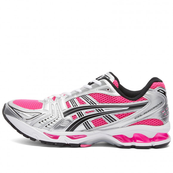 Asics Gel-Kayano 14 Shoes in Pink Glo/Black | Size: UK 8 | Mesh/Rubber/Synthetic | END Clothing - shopify_US_11108771987794