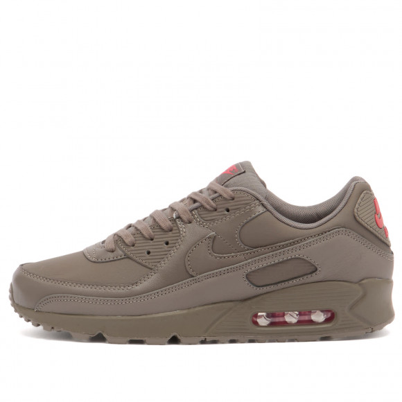 Men's Nike Air Max 90 Ess+ Sneakers in Cave Stone/Adobe | Size: UK 11.5 | 100% Leather | END Clothing - shopify_US_11108772413778