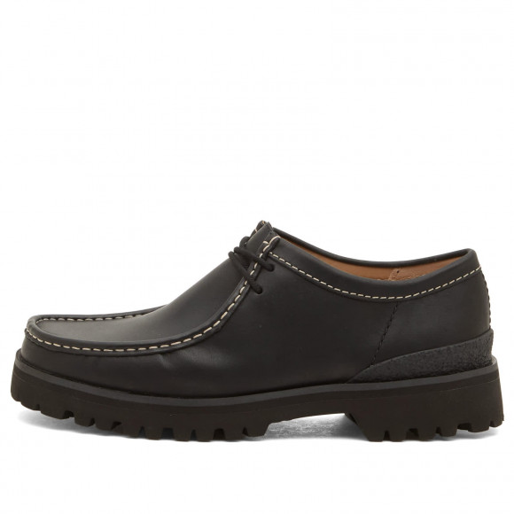 Men's Clarks Originals Walla Yukoner Shoes in Black Leather | Size: UK 9.5 | Leather/Rubber/Eva | END Clothing - shopify_US_11108773593426