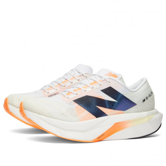 Men's New Balance Running Fuelcell Supercomp Elite V4 Sneakers in White | Size: UK 6 | Mesh/Rubber | END Clothing - shopify_US_11108776182098