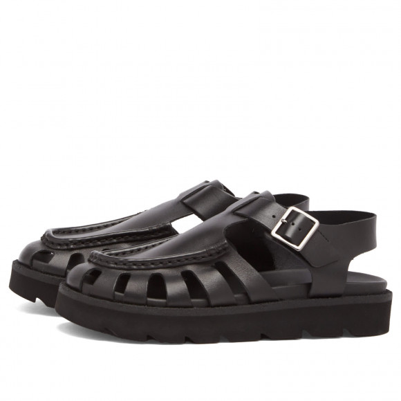 Women's Clarks Originals Meare Buckle Sandal in Black Leather | Size: UK 5 | Rubber/Eva/Leather | END Clothing - shopify_US_11108777754962