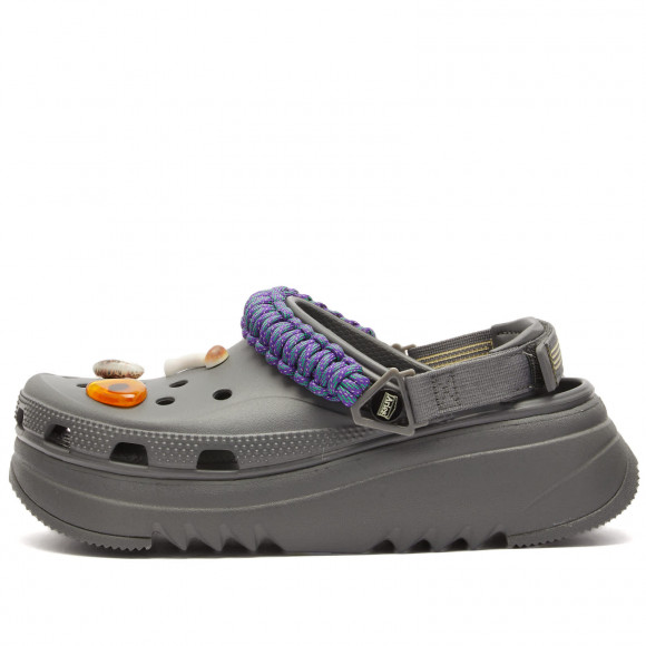 Crocs X Aries Classic Hiker Xscape Clog in Slate Grey | Size: UK 6 | Foam/Eva | END Clothing - shopify_US_11108778705234