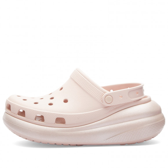 Crocs Classic Crush Shimmer Clog in Pink Clay | Size: UK 8 | END Clothing - shopify_US_11108778738002