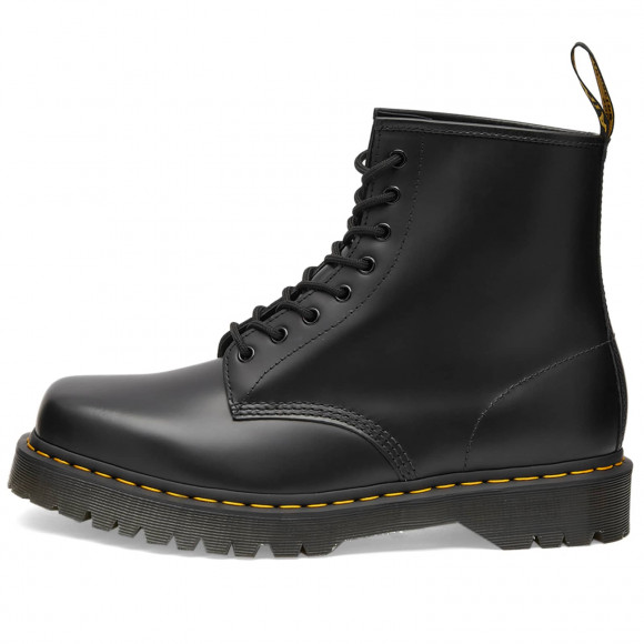 Dr. Martens 1460 Bex Squared 8-Eye Boot in Black Polished Smooth | Size: UK 6 | 100% Leather | END Clothing - shopify_US_11108778803538