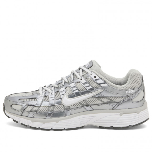 Women's Nike P-6000 Met Sneakers in Grey Fog/White | Size: UK 5 | Leather/Mesh/Rubber | END Clothing - shopify_US_11108782113106