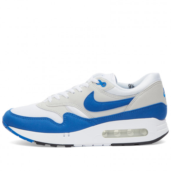 Nike Air Max 1 '86 Og Shoes in White/Royal Blue/Black | Size: UK 10.5 | Suede/Mesh/Rubber | END Clothing - shopify_US_11108782735698