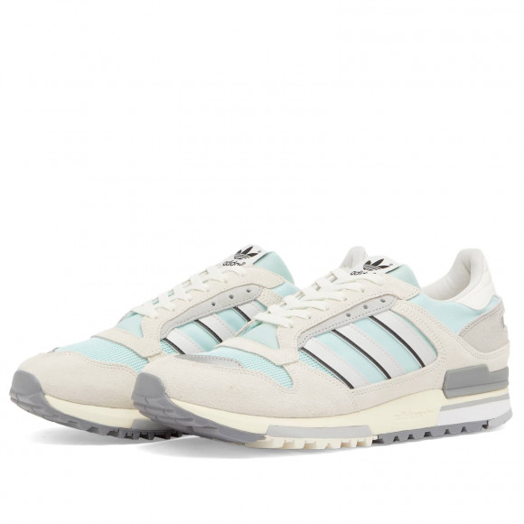 Men's Adidas Zx 600 Sneakers in Grey One/Silver Metallic | Size: UK 8.5 | Suede/Mesh/Rubber | END Clothing - shopify_US_11108782768466