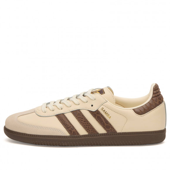 Women's Adidas Samba Og Sneakers in Cream White/Earth Strata/Maroon | Size: UK 6.5 | Leather/Rubber | END Clothing - shopify_US_11108785258834