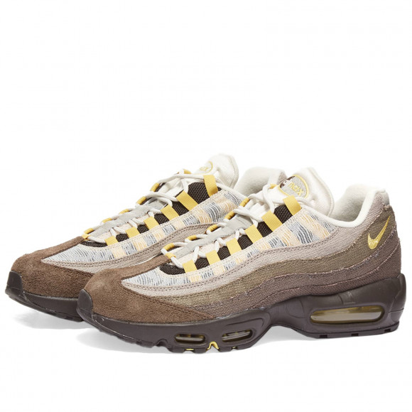 Men's Nike Air Max 95 Shoes in Ironstone/Celery/Olive Grey | Size: UK 11 | Suede/Rubber | END Clothing - shopify_US_11108788568402