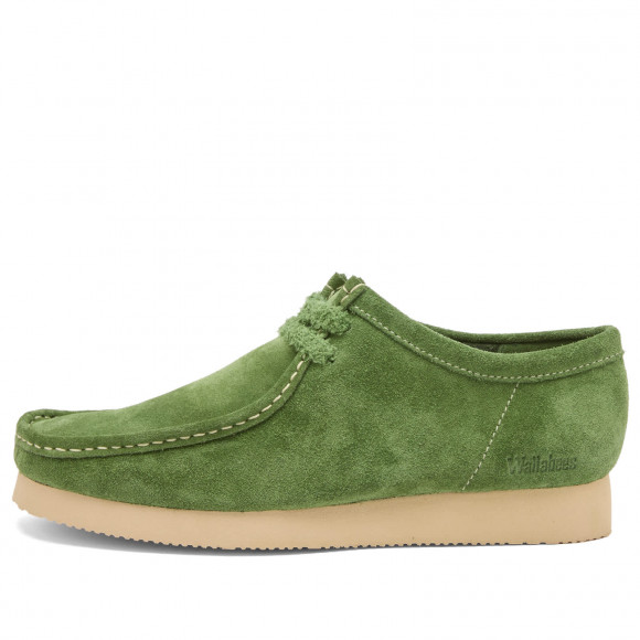 Men's Clarks Originals Wallabee Shoes in Green Suede | Size: UK 9.5 | 100% Suede | END Clothing - shopify_US_11108791157074