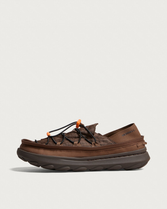 Men's Merrell Hut Moc 2 Packable Sneakers in Mole | Size: UK 10.5 | Nylon/Mesh/Foam | END Clothing - shopify_US_11108793123154