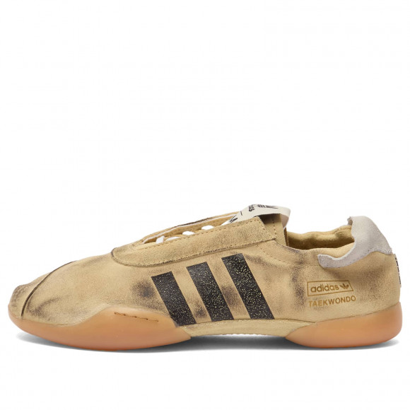 Adidas X Sftm Taekwondo Mei Sneakers in Cream White/Core Black/White | Size: UK 9 | Rubber/Synthetic/Leather | END Clothing - shopify_US_11108793581906