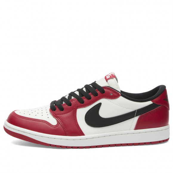 Men's Air Jordan 1 Retro Low Og 'Chicago' Sneakers in Red/Black/White | Size: UK 4 | Leather/Rubber | END Clothing - shopify_US_11108796105042
